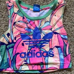 Adidas retro crop top